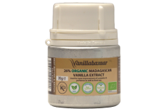 20g Organic 26% Madagascan Vanilla Extract