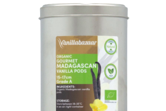 500g Gourmet Organic Madagascan Vanilla Pod Tin