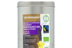 250g Gourmet Organic & Fairtrade Madagascan Vanilla Pod Tin