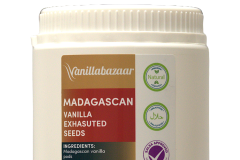 500g Madagascan Vanilla Exhausted Seeds Jar