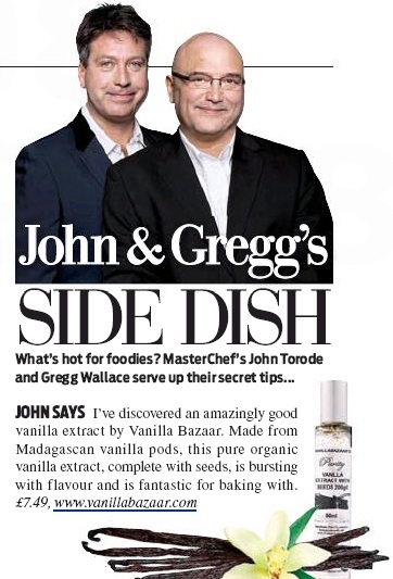 Purity Extract John Torode in the Daily Mail Purity Extract John Torode Daily Mail